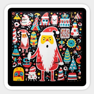 Christmas and Santa Claus 24 Sticker